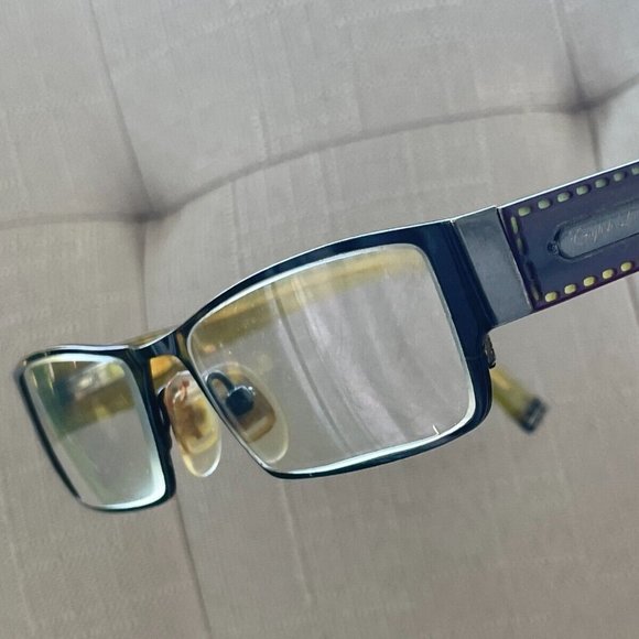 English Laundry Women Eyeglasses Frame Black/Grape Tone Glasses UNA 52[]16 135